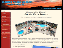 Tablet Screenshot of bonitavistaresort.com